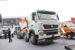 中國重汽 HOWO T7H重卡 400馬力 8X4 混凝土攪拌車(chē)(底盤(pán))(ZZ1317V326HD1)