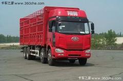 解放 J6M重卡 240馬力 8X2 倉柵載貨車(chē)(輕量化)(CA5240CLXYP63K2L6T10E)