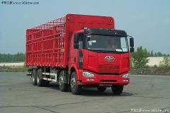 解放 J6P重卡 350馬力 8X4 倉柵載貨車(chē)(變速箱12Js160)(CA5240CLXYP66K2L7T4A2E)