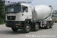 陜汽 德龍F3000 336馬力 8X4 混凝土攪拌車(chē)(加長(cháng)平頂)(SX5315GJBJT346)