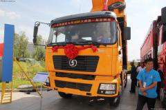 陜汽 德龍F2000重卡 350馬力 6X4 LNG自卸車(chē)(SX3256DR384TL)