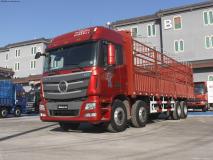 福田 歐曼GTL 重卡 340馬力 8X4 倉柵載貨車(chē)