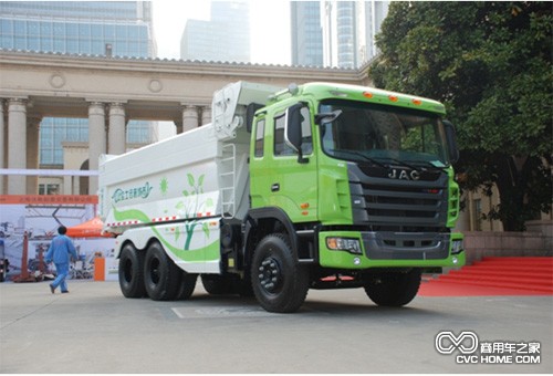 改進(jìn)后的江淮格爾發(fā)新型渣土車(chē)，更安全，更節油，更環(huán)保 商用車(chē)之家
