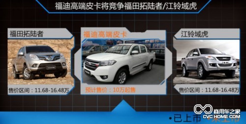 福迪推高端皮卡年底上市 10萬(wàn)元起售(5) 商用車(chē)之家