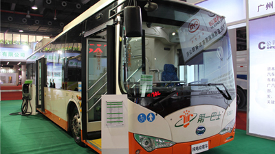 2014第二屆廣州國際商用車(chē)展 比亞迪純電動(dòng)客車(chē)
