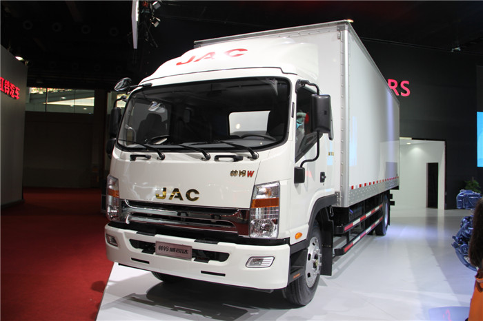 2014第二屆廣州國際商用車(chē)展 江淮帥鈴W威司達中卡