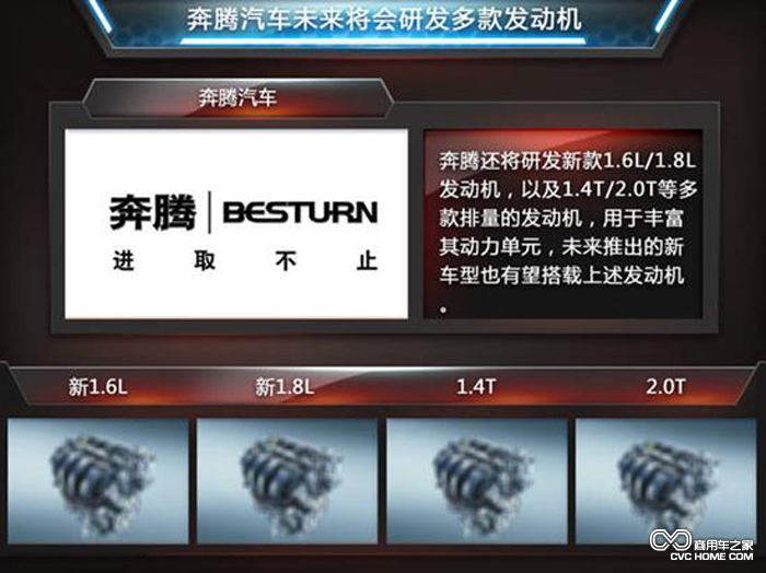奔騰汽車(chē)未來(lái)研發(fā)多款發(fā)動(dòng)機