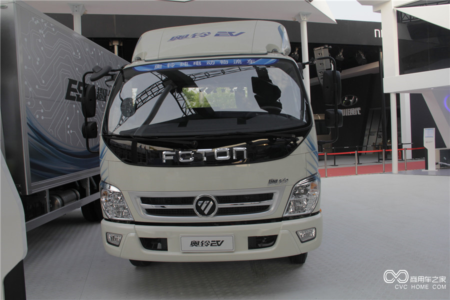 2016北京車(chē)展 福田奧鈴EV純電動(dòng)輕卡底盤(pán)