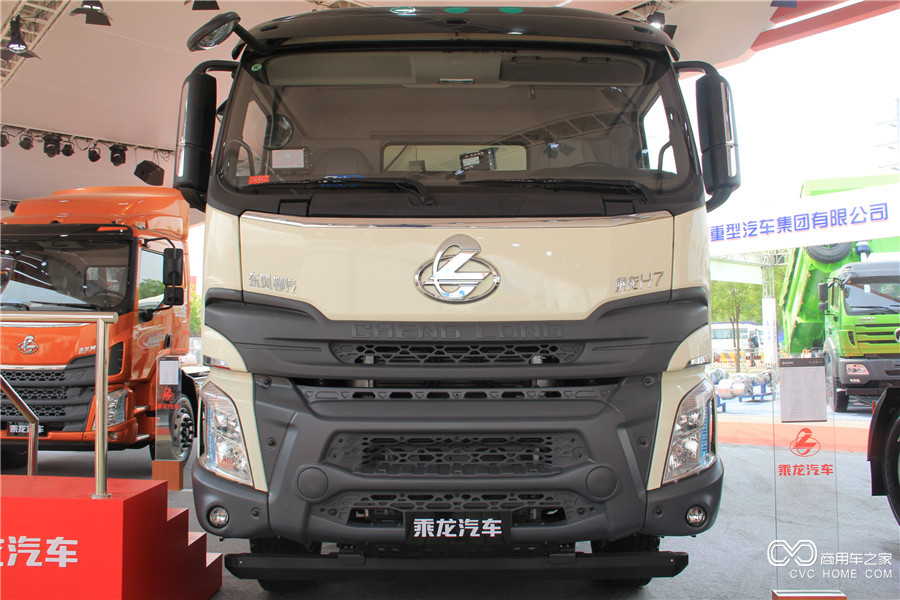 2016北京車(chē)展 柳汽乘龍H7 6*4 310馬力智能渣土自卸車(chē)