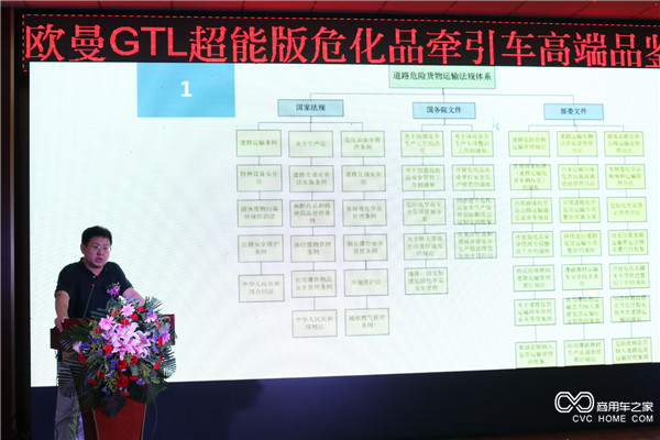 交通運輸部科學(xué)研究院物流研發(fā)中心副主任華光進(jìn)行?；愤\輸政策解讀與宣貫.JPG