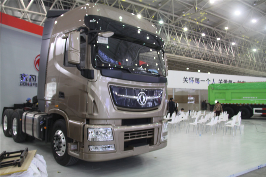 2017武漢國際商用車(chē)展東風(fēng)商用車(chē)展車(chē)群